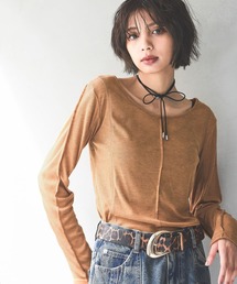 PAGEBOY | アウトシームシアーロングスリーブ(Tシャツ/カットソー)