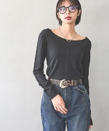 PAGEBOY | アウトシームシアーロングスリーブ(Tシャツ/カットソー)