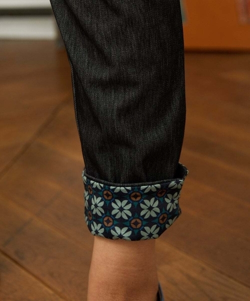 セール】幾何柄デニム風レギンスパンツ（その他パンツ）｜Jocomomola