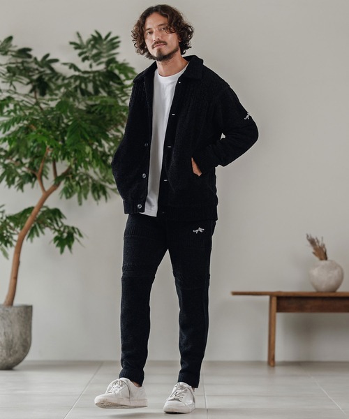 CALL&RESPONSE（コールアンドレスポンス）の「mj10889-中綿ニットジャケット（その他アウター・メンズ・ブラウン/ブラック・2/4）」の6枚目の写真