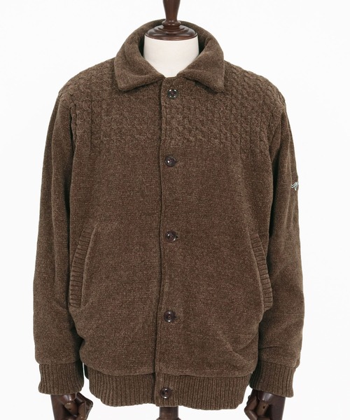 CALL&RESPONSE（コールアンドレスポンス）の「mj10889-中綿ニットジャケット（その他アウター・メンズ・ブラウン/ブラック・2/4）」の12枚目の写真