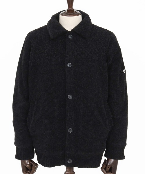 CALL&RESPONSE（コールアンドレスポンス）の「mj10889-中綿ニットジャケット（その他アウター・メンズ・ブラウン/ブラック・2/4）」の14枚目の写真