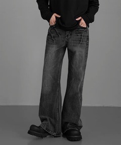 JOHN LAWRENCE SULLIVAN/ジョンローレンスサリバン】WASHED DENIM WIDE