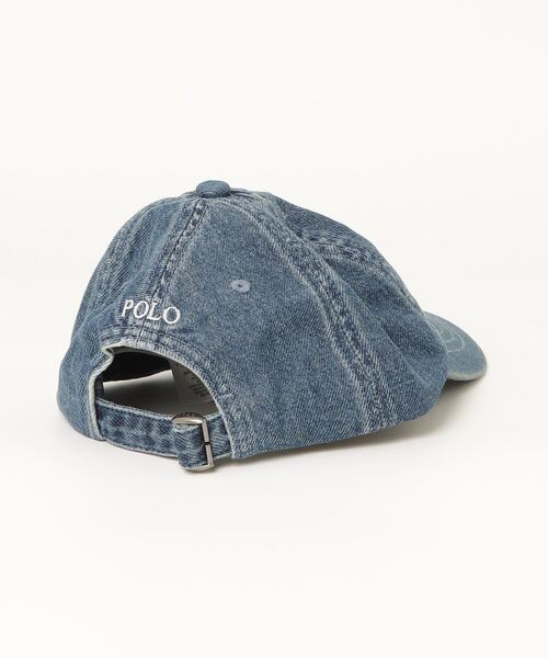 POLO RALPH LAUREN CHILDRENSWEAR(ポロ ラルフ ローレン チルドレンズウェア)の「インディゴ コットン デニム ボール キャップ(キャップ・キッズ・ブルー・S/M)」の2枚目の写真