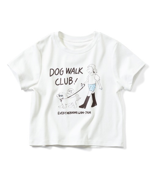 MEDE19F(メデジュウキュウ)の「BRAND NEW MIX STYLE イラストレータートムさんのイラストを使った 大人のクロップドTシャツ〈ホワイト〉(Tシャツ/カットソー・レディース・ホワイト・LL/L/M/S)」の3枚目の写真