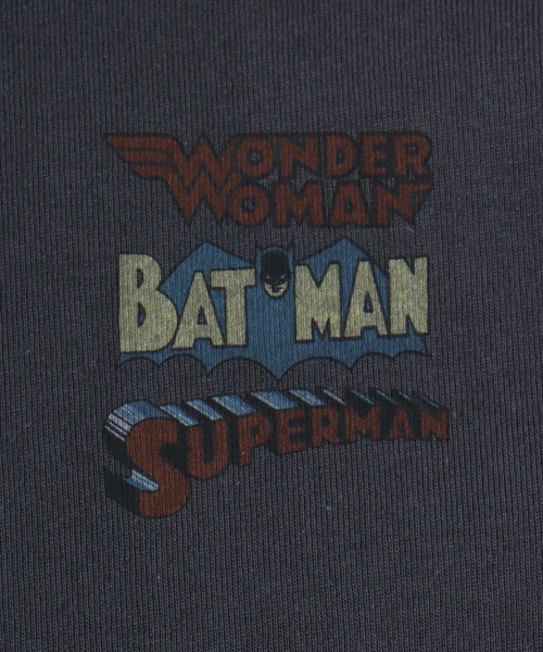 DC Comics(ディーシーコミックス)の「2026SS SUPERMAN/スーパーマン BATMAN/バットマン WONDER WOMAN/ワンダーウーマン アメコミ バックプリント ロンT 長袖 ロングスリーブTシャツ レディース メンズ(Tシャツ/カットソー・メンズ・スミクロ/ブラック系その他・LL/L/M)」の10枚目の写真
