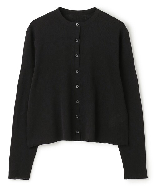 UNFILO(アンフィーロ)の「シアー クロップド カーディガン(カーディガン/ボレロ・レディース・ネイビー系/ブラック系/グリーン系・X-LARGE)」の11枚目の写真