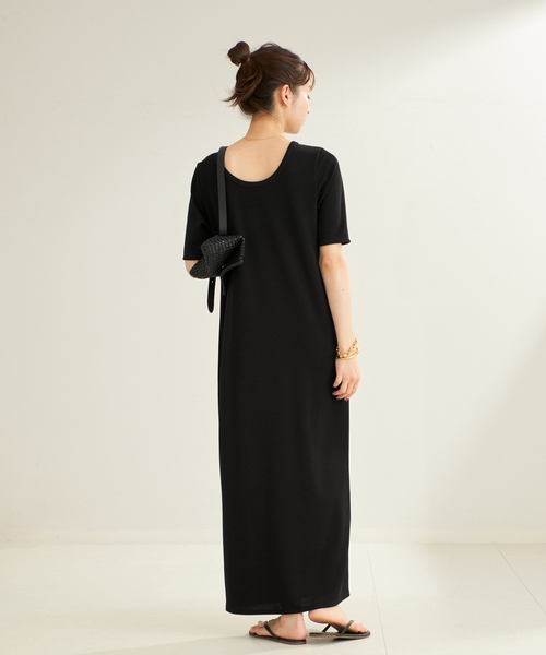 plage Ribハーフスリーブワンピース プラージュ Plage 《追加予約》Rib ハーフスリーブ ワンピース 4