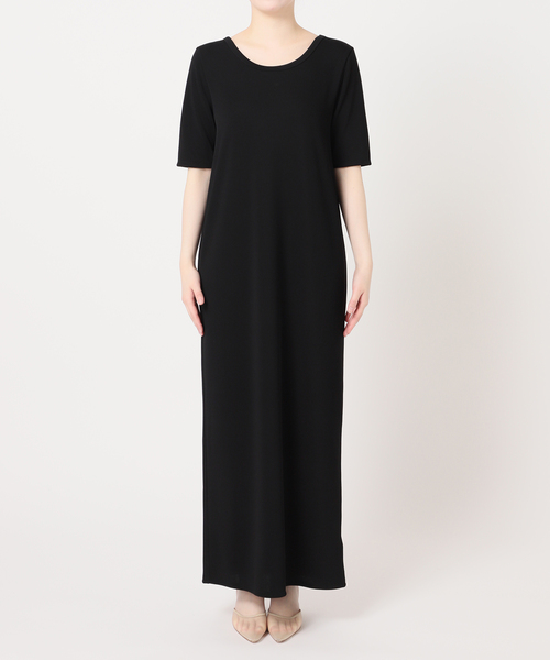 plage（プラージュ）の「《追加》Rib ハーフスリーブ ワンピース 4（ワンピース・レディース・ブラック/チョコ・38/36）」の21枚目の写真