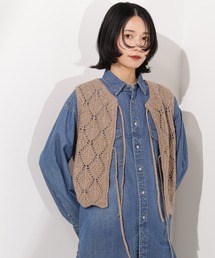 ★新品★ナチュラルビューティーベーシック　ジレ　ベスト TRジレセットアップ｜エヌドット ナチュラルビューティー