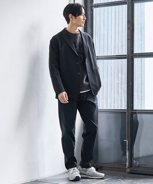 coen（コーエン）の「ハイカーテックテーラードジャケット【防シワ/ストレッチ/撥水/ウォッシャブル】（テーラードジャケット・メンズ・ブラック/ダークブラウン/ダークグレー・S/M/L/XL）」の21枚目の写真