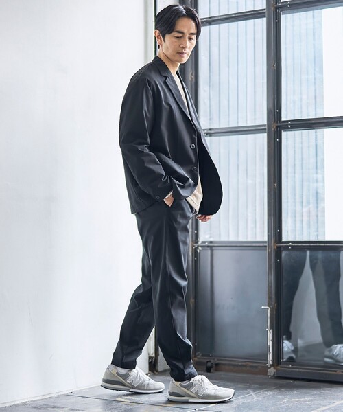 coen（コーエン）の「ハイカーテックテーラードジャケット【防シワ/ストレッチ/撥水/ウォッシャブル】（テーラードジャケット・メンズ・ブラック/ダークブラウン/ダークグレー・S/M/L/XL）」の22枚目の写真