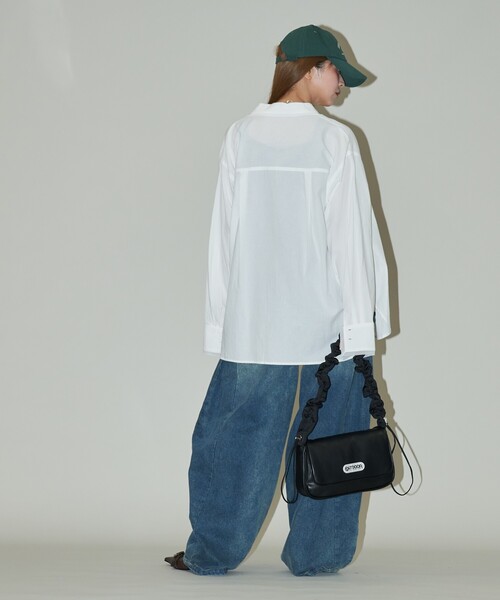 PUBLUX(パブリュクス)の「PUBLUX/パブリュクス オーガンジー ドッキング ボイルシャツ 限定展開(シャツ/ブラウス・レディース・オフホワイト/チャコールグレー・フリ-)」の21枚目の写真