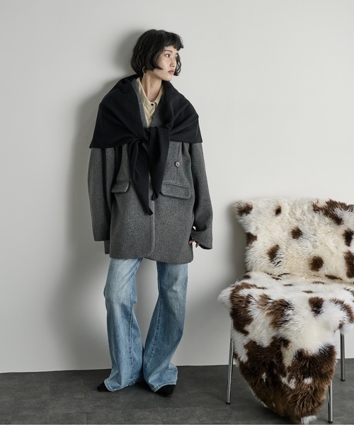 ウールトライアングルストール（ストール/ショール）｜THE YOn（ザヨン