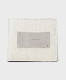 tk.TAKEO KIKUCHI（ティーケータケオキクチ）の「【リアルレザー】プレート二つ折りウォレット（財布）」