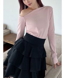 RESEXXY（リゼクシー）の「ワンショルネックTシャツ（Tシャツ/カットソー・レディース）」
