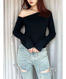 RESEXXY | ワンショルネックTシャツ(Tシャツ/カットソー)