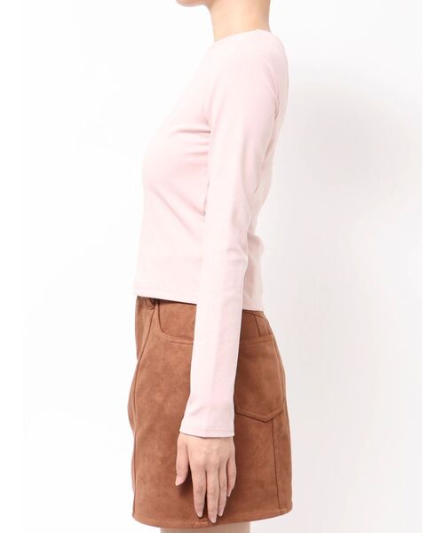 RESEXXY（リゼクシー）の「ワンショルネックTシャツ（Tシャツ/カットソー・レディース・ブラック/ホワイト/ピンク・FREE）」の17枚目の写真