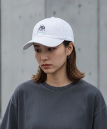 Reggie emb DAD CAP/刺繍 DADキャップ ローキャップ カーブドバイザー ストリート Y2K 古着系 ユニセックス 帽子
