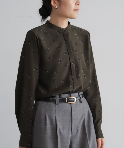 ダンスPT バンドカラーブラウス | NOMBRE IMPAIR