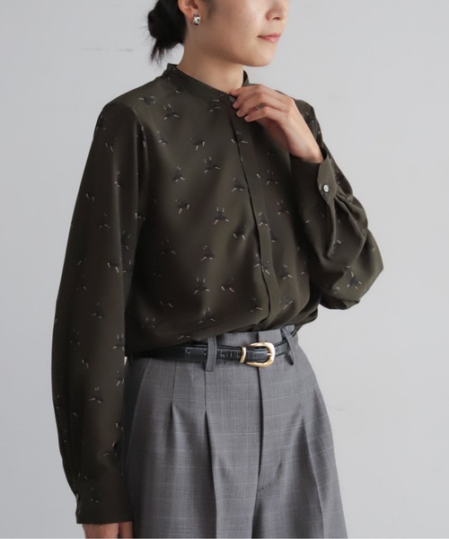 ダンスPT バンドカラーブラウス | NOMBRE IMPAIR