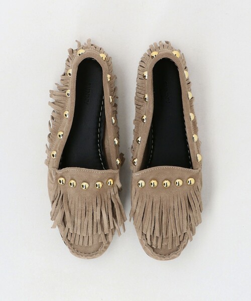 セール】＜PELLICO SUNNY＞ FRINGE FLT（モカシン/デッキシューズ