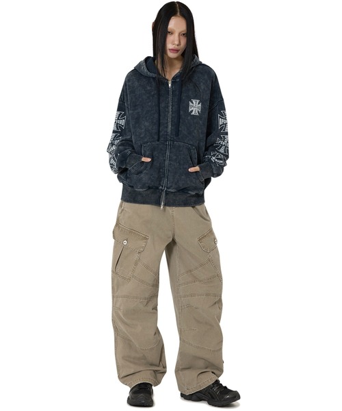 OY ゴシッククロスジップパーカー OY ゴシッククロスジップパーカー