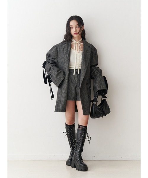 jouetie（ジュエティ）の「スリーブリボンジャケットコート