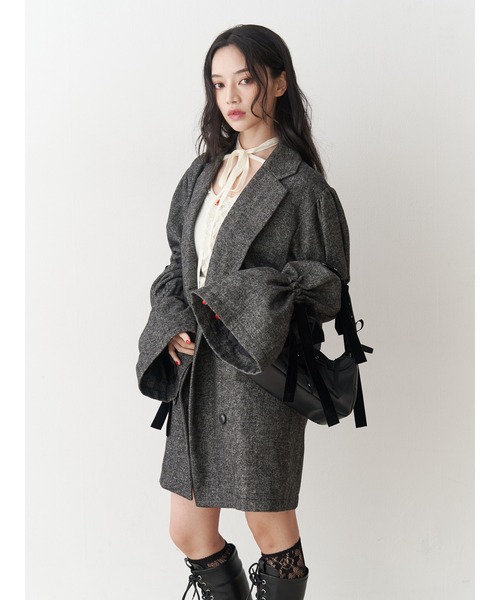 jouetie（ジュエティ）の「スリーブリボンジャケットコート