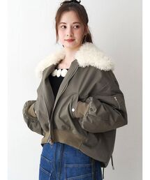 CALNAMUR（カルナムール）の「ファーカラーバルーンブルゾン（ブルゾン）」