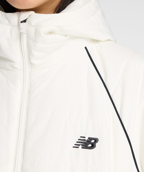NEW BALANCE（ニューバランス）の「パデッドショートレングスジャケット（ブルゾン・レディース・ブラック/オフホワイト・SMALL/MEDIUM/LARGE/X-LARGE）」の5枚目の写真