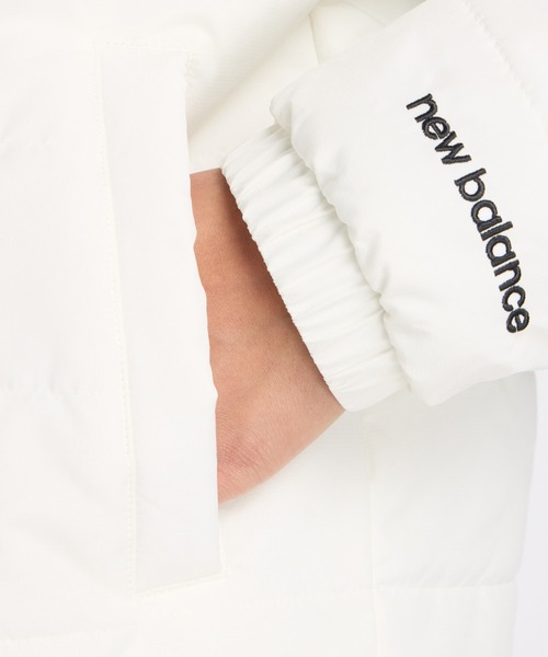 NEW BALANCE（ニューバランス）の「パデッドショートレングスジャケット（ブルゾン・レディース・ブラック/オフホワイト・SMALL/MEDIUM/LARGE/X-LARGE）」の7枚目の写真