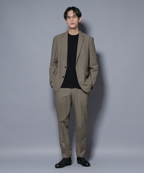 NANO universe（ナノユニバース）の「「N JACKET BASIC」SizeMoreTEXBRID(R)ストレッチジャケット(セットアップ可）（テーラードジャケット・メンズ・グリーン系その他4/ダークネイビー・M～Ｌ/L/XL）」の6枚目の写真
