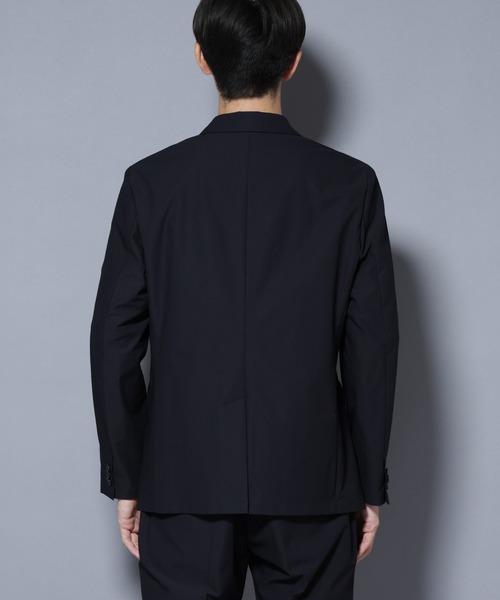 NANO universe（ナノユニバース）の「「N JACKET BASIC」SizeMoreTEXBRID(R)ストレッチジャケット(セットアップ可）（テーラードジャケット・メンズ・グリーン系その他4/ダークネイビー・M～Ｌ/L/XL）」の18枚目の写真