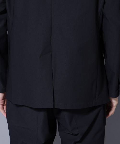 NANO universe（ナノユニバース）の「「N JACKET BASIC」SizeMoreTEXBRID(R)ストレッチジャケット(セットアップ可）（テーラードジャケット・メンズ・グリーン系その他4/ダークネイビー・M～Ｌ/L/XL）」の19枚目の写真