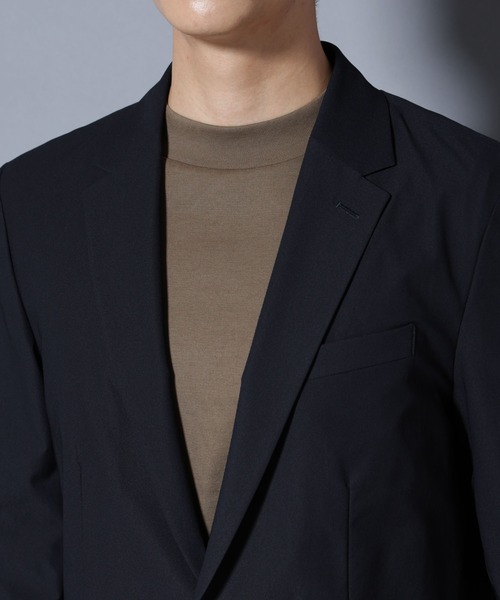 NANO universe（ナノユニバース）の「「N JACKET BASIC」SizeMoreTEXBRID(R)ストレッチジャケット(セットアップ可）（テーラードジャケット・メンズ・グリーン系その他4/ダークネイビー・M～Ｌ/L/XL）」の20枚目の写真