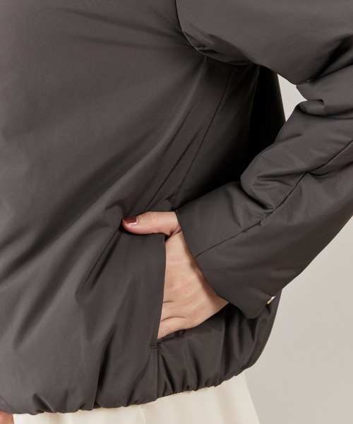 INED（イネド）の「LIMONTA EAST ノーカラー中綿ブルゾン（ブルゾン・レディース・キャメル/ブラック・9号/7号）」の21枚目の写真