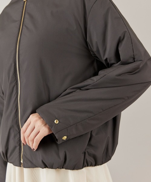 INED（イネド）の「LIMONTA EAST ノーカラー中綿ブルゾン（ブルゾン・レディース・キャメル/ブラック・9号/7号）」の22枚目の写真