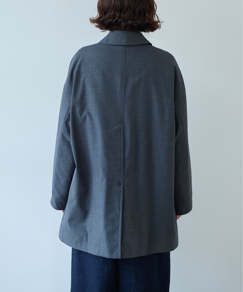 yuni（ユニ　）の「evodown　middle　length　コート（その他アウター・レディース・チャコールグレー/ネイビー・FREE）」の20枚目の写真