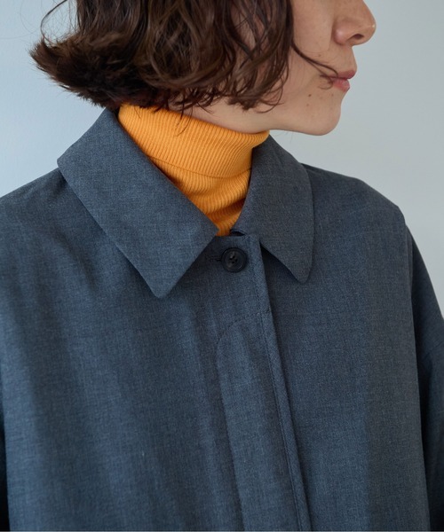 yuni（ユニ　）の「evodown　middle　length　コート（その他アウター・レディース・チャコールグレー/ネイビー・FREE）」の21枚目の写真