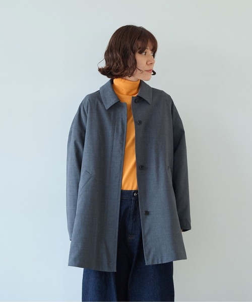 yuni（ユニ　）の「evodown　middle　length　コート（その他アウター・レディース・チャコールグレー/ネイビー・FREE）」の15枚目の写真