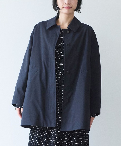 yuni（ユニ　）の「evodown　middle　length　コート（その他アウター・レディース・チャコールグレー/ネイビー・FREE）」の8枚目の写真