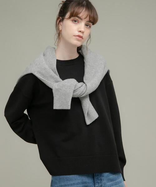 ベルリリーさん専用 洗濯可』サイドスリットハイゲージプルオーバー（ニット