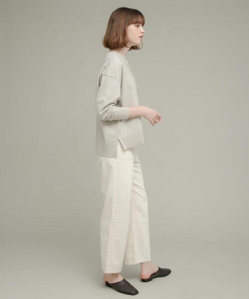 URBAN RESEARCH Sonny Label(アーバンリサーチサニーレーベル)の「『洗濯可』サイドスリットハイゲージプルオーバー(ニット/セーター・レディース・ブラック/グレー系その他/ミント・FREE)」の10枚目の写真