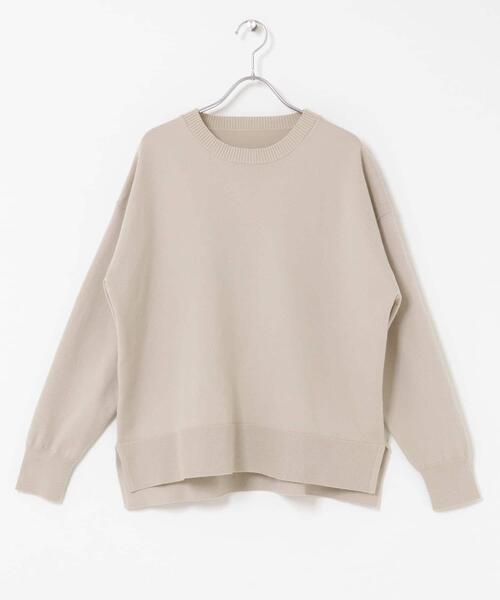 URBAN RESEARCH Sonny Label(アーバンリサーチサニーレーベル)の「『洗濯可』サイドスリットハイゲージプルオーバー(ニット/セーター・レディース・ブラック/グレー系その他/ミント・FREE)」の11枚目の写真