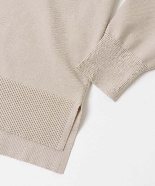 URBAN RESEARCH Sonny Label(アーバンリサーチサニーレーベル)の「『洗濯可』サイドスリットハイゲージプルオーバー(ニット/セーター・レディース・ブラック/グレー系その他/ミント・FREE)」の12枚目の写真