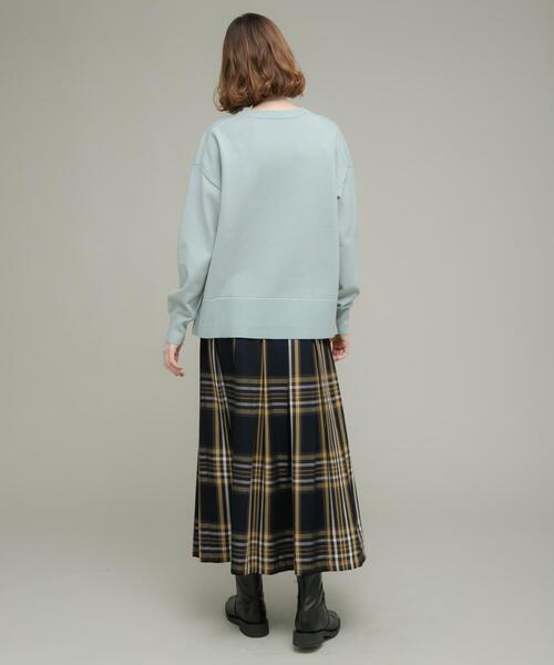 URBAN RESEARCH Sonny Label(アーバンリサーチサニーレーベル)の「『洗濯可』サイドスリットハイゲージプルオーバー(ニット/セーター・レディース・ブラック/グレー系その他/ミント・FREE)」の19枚目の写真