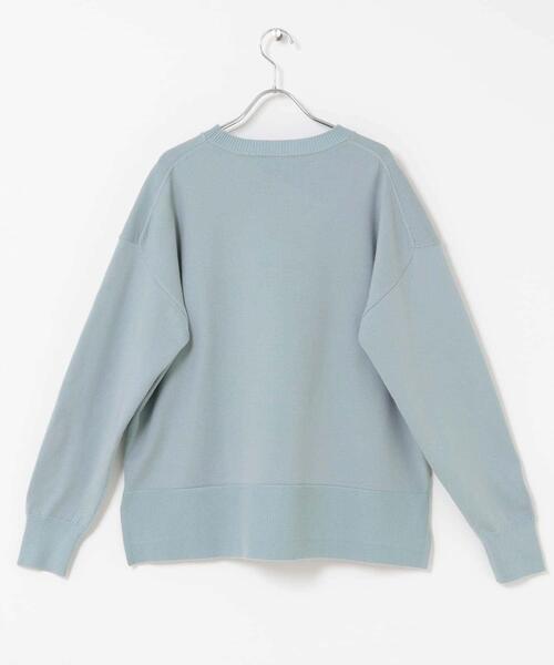 URBAN RESEARCH Sonny Label(アーバンリサーチサニーレーベル)の「『洗濯可』サイドスリットハイゲージプルオーバー(ニット/セーター・レディース・ブラック/グレー系その他/ミント・FREE)」の21枚目の写真