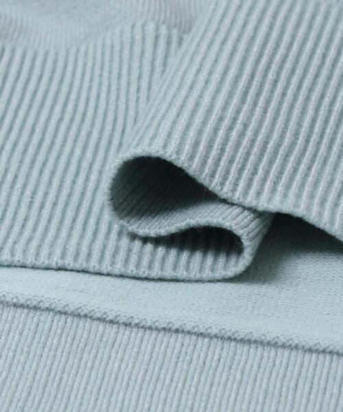 URBAN RESEARCH Sonny Label(アーバンリサーチサニーレーベル)の「『洗濯可』サイドスリットハイゲージプルオーバー(ニット/セーター・レディース・ブラック/グレー系その他/ミント・FREE)」の22枚目の写真
