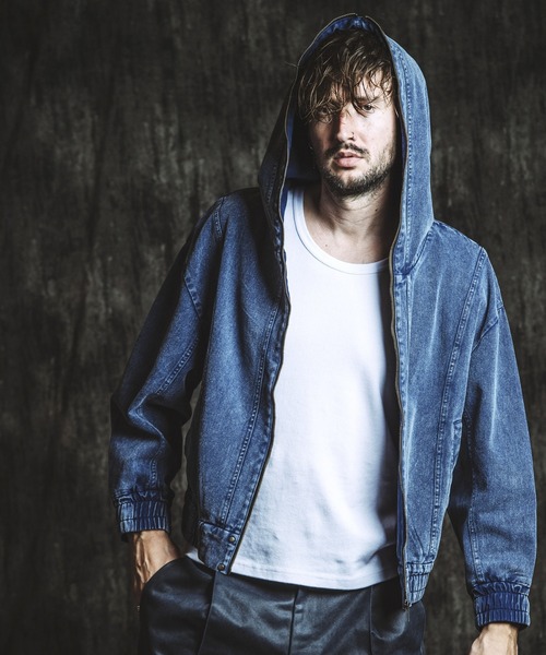 NO ID.(ノーアイディ)の「【NO ID.】Multi Seam Hooded Blouson / マルチ シーム フーデッド ブルゾン(ブルゾン・メンズ・ネイビー/ブラック/グレー・ONE SIZE)」の17枚目の写真